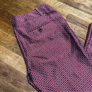 The Limited Women 6R Stylish Red Patterned Pant